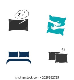 Pillow Vector icon design illustration Template