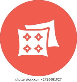 Ilustração de design de ícone de vetor de travesseiro