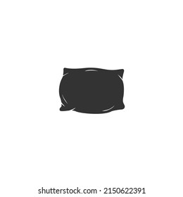 Pillow vector icon in modern flat style sign