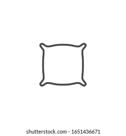 Pillow vector icon modern and simple flat symbol for web site, mobile, logo, app, UI. Pillow icon vector illustration, EPS10.