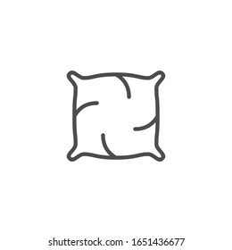 Pillow vector icon modern and simple flat symbol for web site, mobile, logo, app, UI. Pillow icon vector illustration, EPS10.