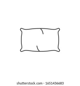 Kissen Vektorillustration Symbol modern und einfach flach Symbol für Web-Site, Handy, Logo, App, UI. Kissen-Symbol-Vektorillustration, EPS10.