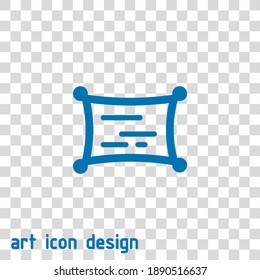 pillow vector icon on an abstract background