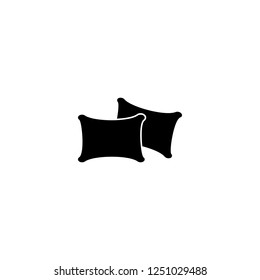 Pillow vector icon. Pillow sign on white background. Pillow icon for web and app