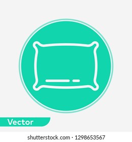 Pillow vector icon sign symbol