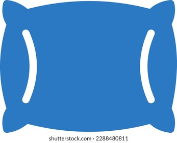 pillow  Vector illustration on a transparent background. Premium quality symmbols. Glyphs vector icons for concept and graphic design.