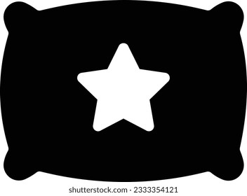 pillow Vector illustration on a transparent background. Premium quality symbols. Glyphs  vector icon for concept and graphic design.