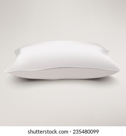 Pillow vector. Isolated cushion on white background.