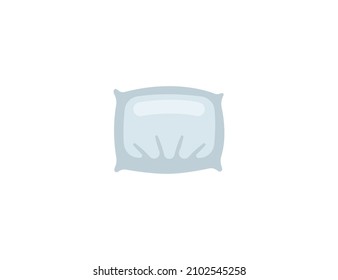 Pillow vector isolated icon. Emoji illustration. Pillow vector emoticon