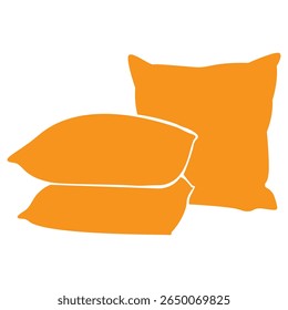 Ícone De Linha Vetorial De Travesseiro.