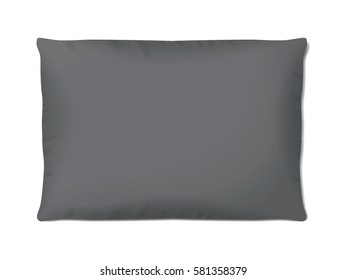Pillow for your design and logo. Easy to change colors. EPS10