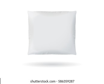 Pillow for your design and logo. Easy to change colors. EPS10