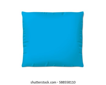 Pillow for your design and logo. Easy to change colors. EPS10