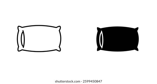 pillowicons for ui. vector illustration