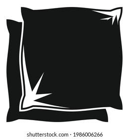 Pillows icon. Simple illustration of Pillows vector icon for web design isolated on white background