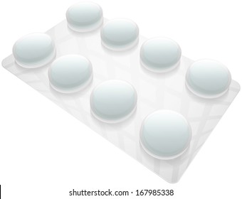 pills abstract vector illustration isolated  eps 10 . pills