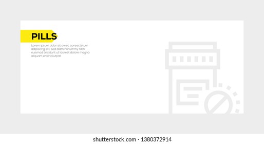 PILLS BANNER CONCEPT