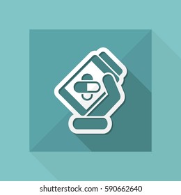Pills bottle icon