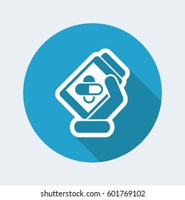 Pills bottle icon
