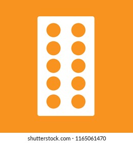 Pills, Capsule icon, stock vector illustration, EPS10. 