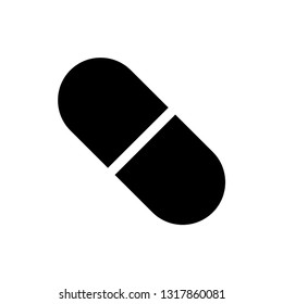 Pills and Capsule Icon Vector