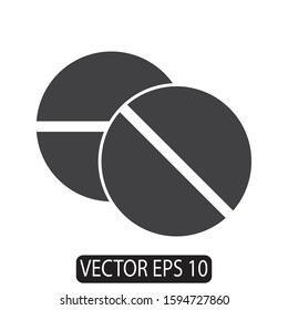 Pills, Capsule Icon, Vector EPS10