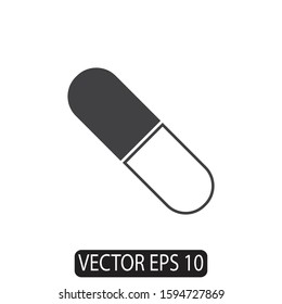 Pills, Capsule Icon, Vector EPS10