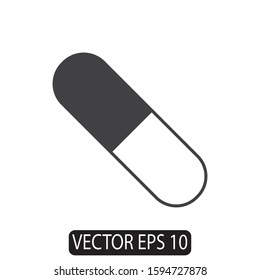Pills, Capsule Icon, Vector EPS10