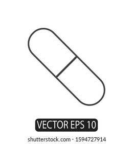 Pills, Capsule Icon, Vector EPS10