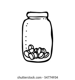 pills cartoon