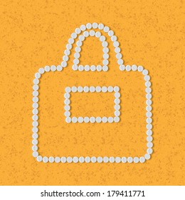 pills concept: bag, fashion