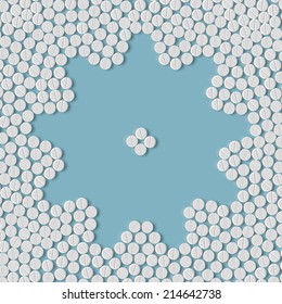 pills concept: cogwheel