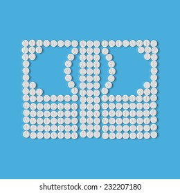 pills concept: money