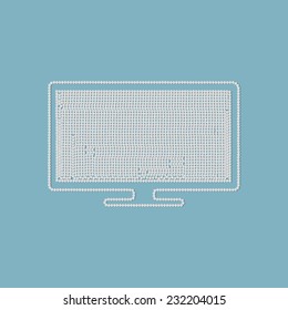 pills concept: monitor, computer