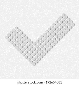 pills concept: tick, yes