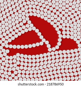 pills concept: turtle, reptile
