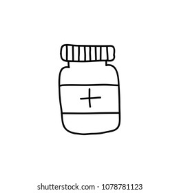 pills doodle icon
