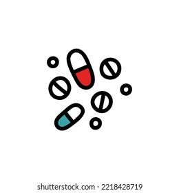 Pillensymbol, Vektorgrafik