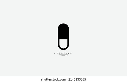 Pills Drugs vector logo design template