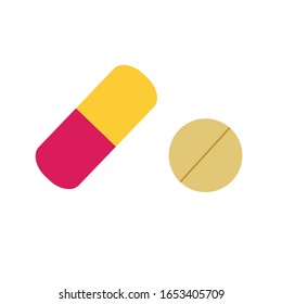 Pillelement Vektorillustration Illustration. Vektorillustration von Arzneimitteln oder Apotheken.