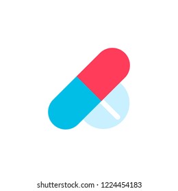 pills flat icon