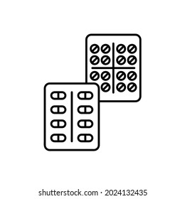 Pega un icono plano. Pictograma para web. Icono de línea. Aislado sobre fondo blanco. Vector eps10. Preparativos para la salud