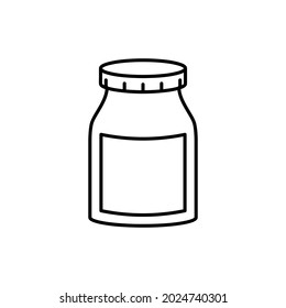 Pills flat icon. Pictogram for web. Line stroke. Isolated on white background. Vector eps10. Preparats for health