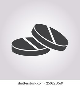 Pills icon. Pills icon.