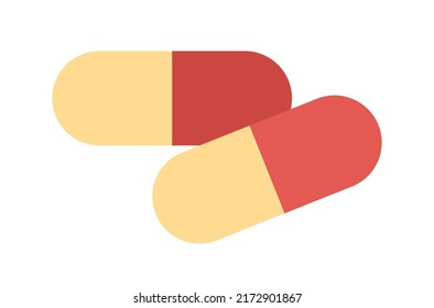 Pills icon. Drugs sign. Medicine chest. Health care and pharmacy concept. Vector flat illustration 
