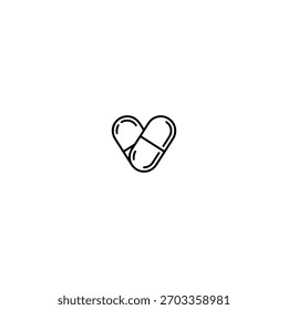 Pills icon flat vector design.