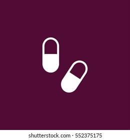 pills icon illustration vector, can be used for web and mobile.