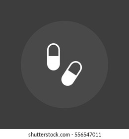 pills icon illustration vector, can be used for web and mobile.
