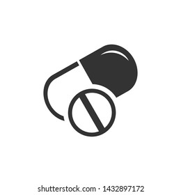 Pills icon. Isolated vector illustration