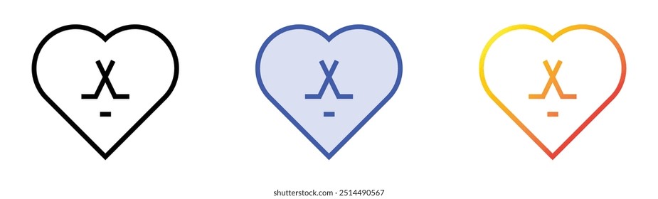 pills icon. Linear, Blue Fill and Gradient Style Design Isolated On White Background